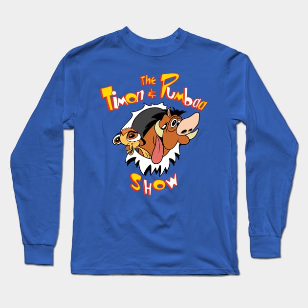 The timon and pumbaa show Long Sleeve T-Shirt by absolemstudio